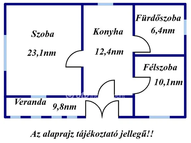 Eladó ház Kisújszállás 61 nm