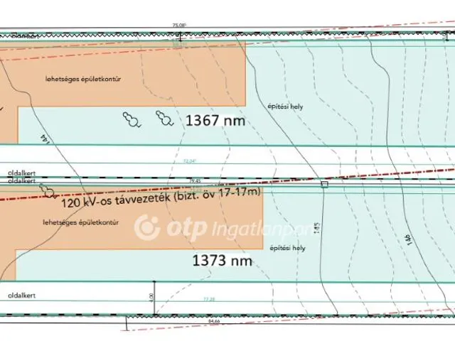 Eladó telek Tatabánya 2740 nm
