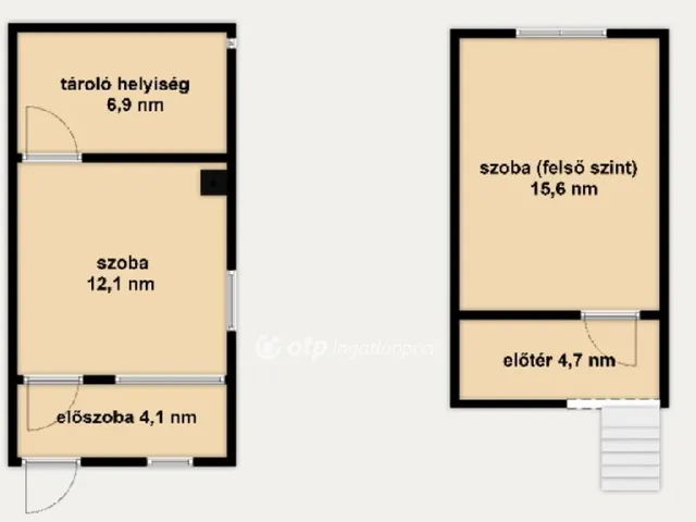 Eladó üdülő és hétvégi ház Tatabánya, Hétvegi házas 1062 nm