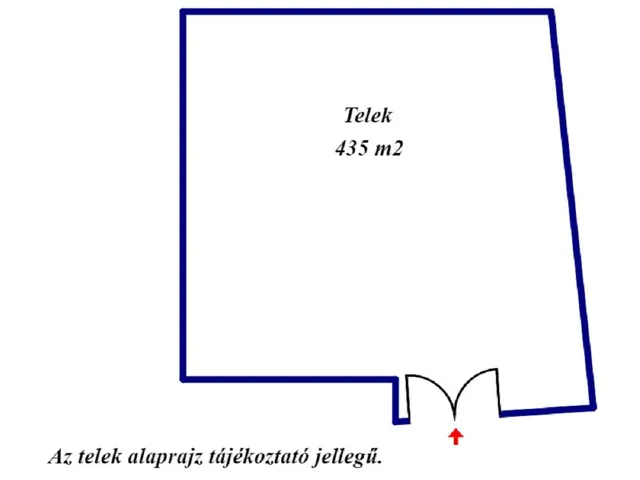 Eladó telek Nagykőrös, Központ közelében 435 nm