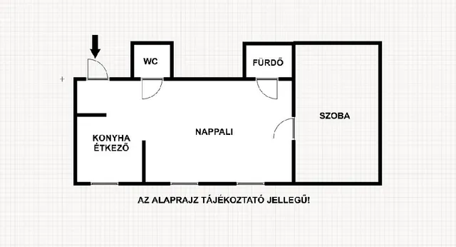 Eladó lakás Budapest X. kerület, lakótelep 38 nm