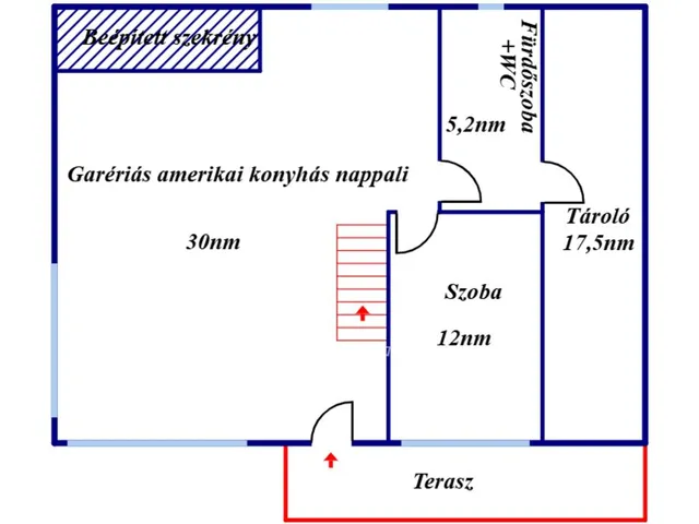 Eladó telek Abádszalók 730 nm