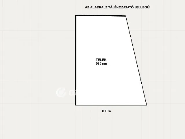 Eladó telek Farmos 990 nm