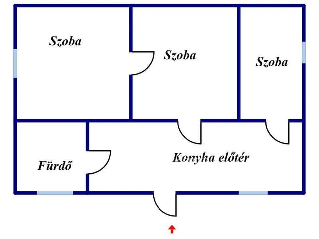 Eladó ház Újszász 57 nm