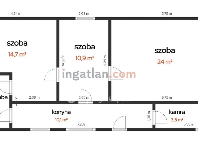 Eladó mezőgazdasági ingatlan Tiszakécske, Tiszabög tanya 68 nm
