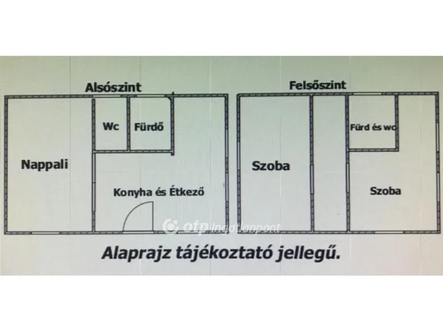 Eladó ház Farmos, öregszőlők 51 nm