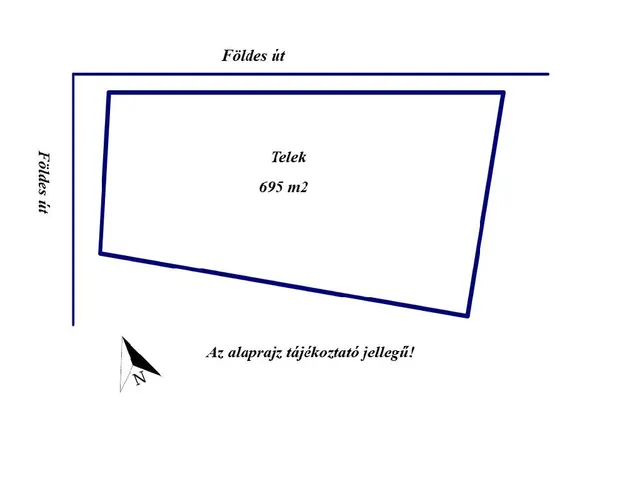 Eladó telek Monorierdő 695 nm
