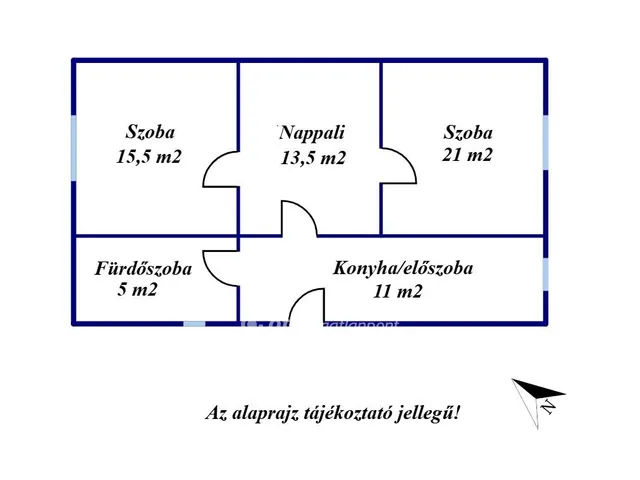 Eladó ház Újszilvás 66 nm