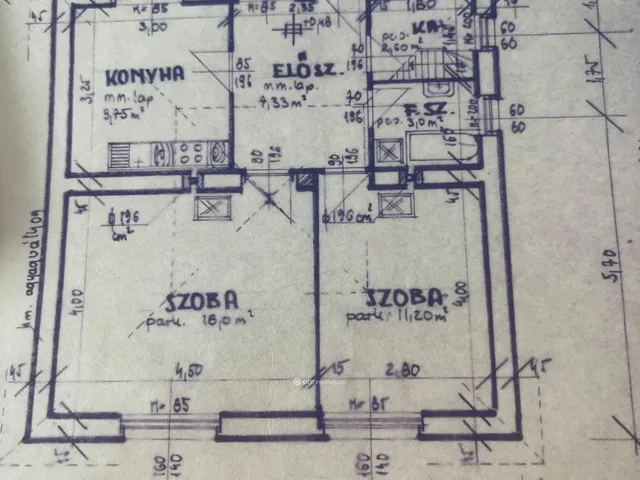 Eladó ház Tiszaföldvár 53 nm