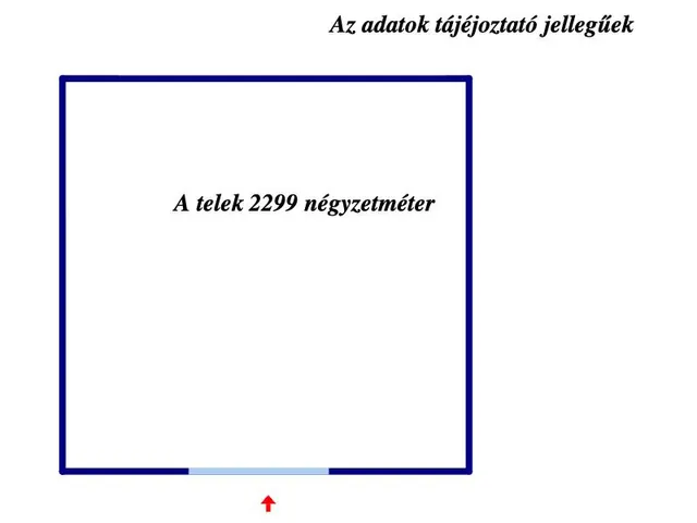 Eladó telek Tiszaföldvár 2299 nm