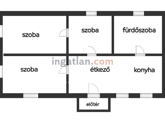 Eladó ház Tiszapüspöki 80 nm