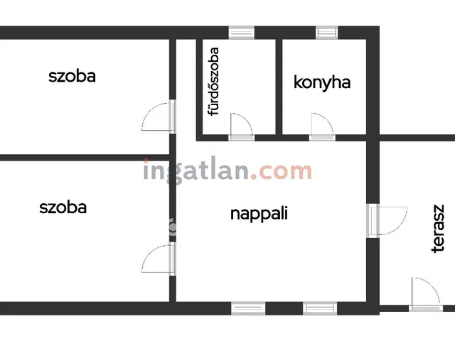 Eladó ház Tiszapüspöki 76 nm