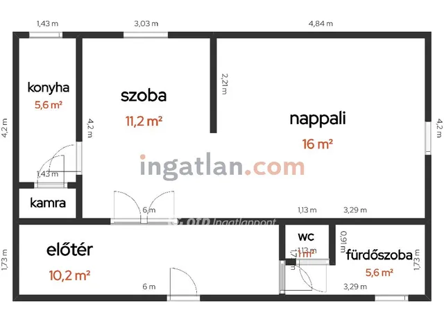 Eladó ház Tiszakécske 49 nm