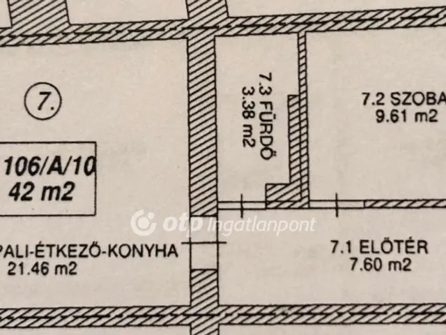 Eladó lakás Szolnok 42 nm