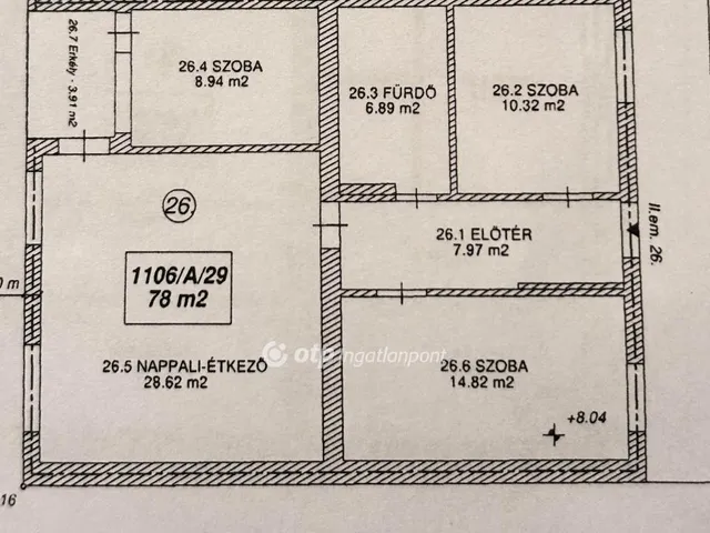 Eladó lakás Szolnok, Belváros 78 nm