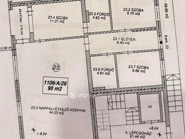 Eladó lakás Szolnok, Belváros 90 nm