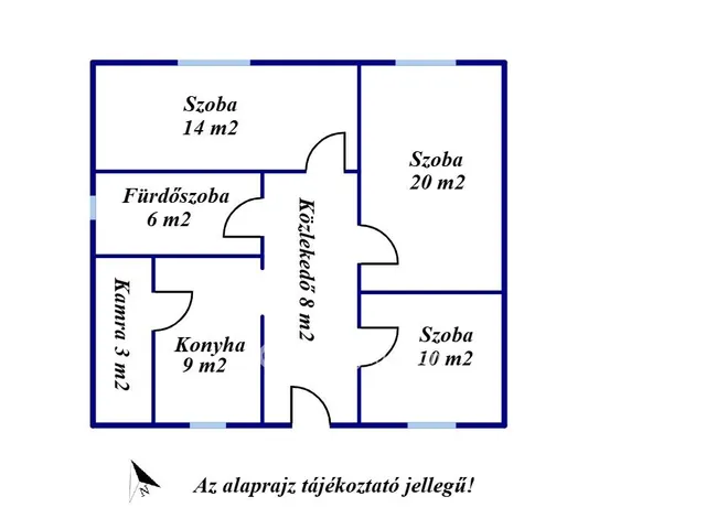Eladó ház Nyársapát 70 nm