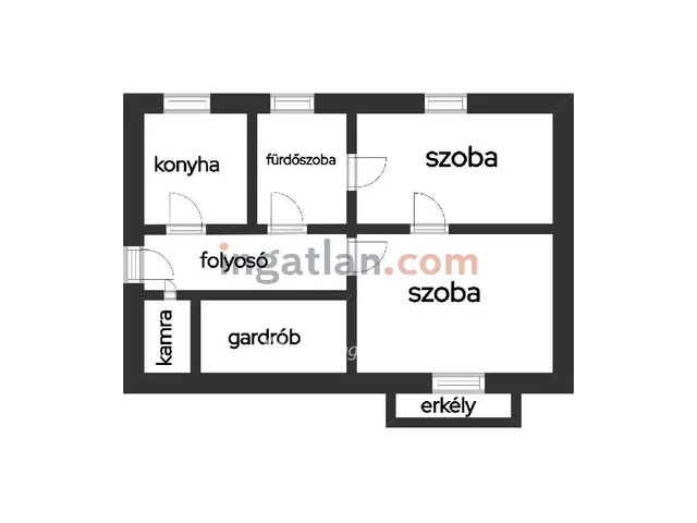 Eladó lakás Szolnok 54 nm