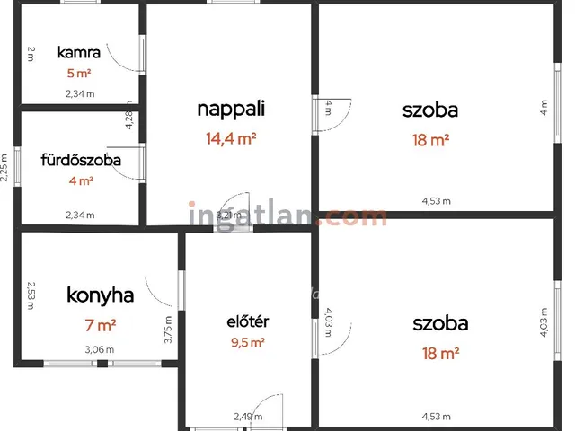 Eladó ház Tiszakécske 75 nm