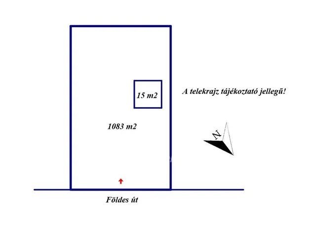 Eladó telek Kecskemét 1083 nm
