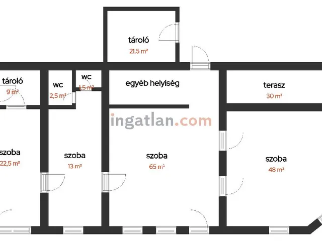 Eladó kereskedelmi és ipari ingatlan Túrkeve 200 nm