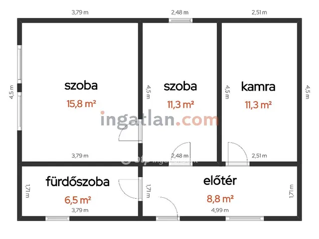 Eladó mezőgazdasági ingatlan Nagykőrös 53 nm