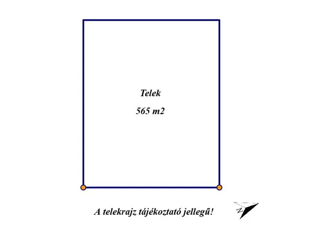 Eladó telek Monorierdő 565 nm