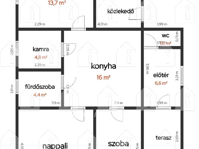 Eladó ház Tiszakécske 72 nm
