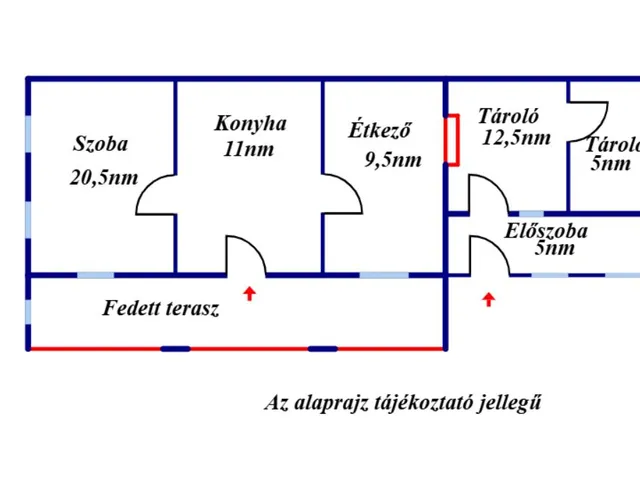 Eladó ház Tiszaörs 64 nm