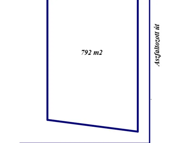 Eladó telek Tószeg 792 nm