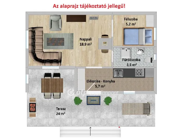 Eladó üdülő és hétvégi ház Gárdony 45 nm