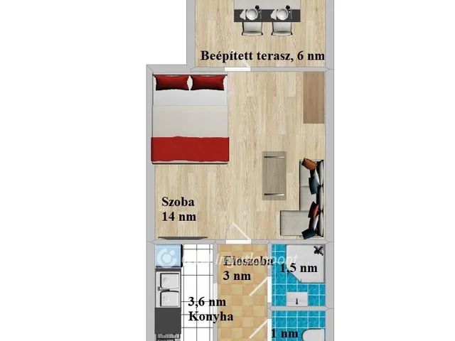 Eladó lakás Gárdony 27 nm
