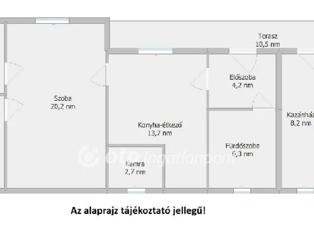 Eladó ház Pusztaszabolcs 74 nm