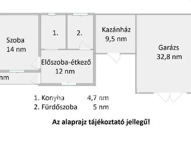 Eladó ház Sárbogárd 55 nm