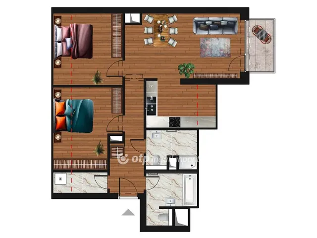 Eladó lakás Dunaföldvár 82 nm