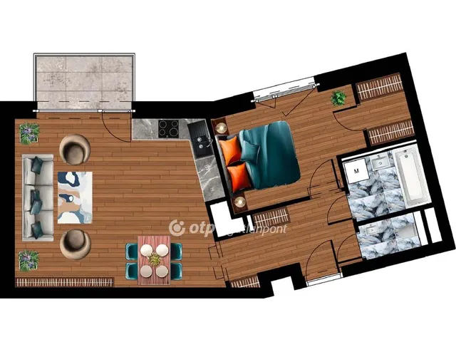 Eladó lakás Dunaföldvár 54 nm