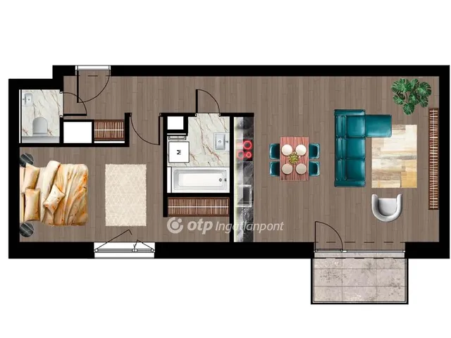 Eladó lakás Dunaföldvár 59 nm