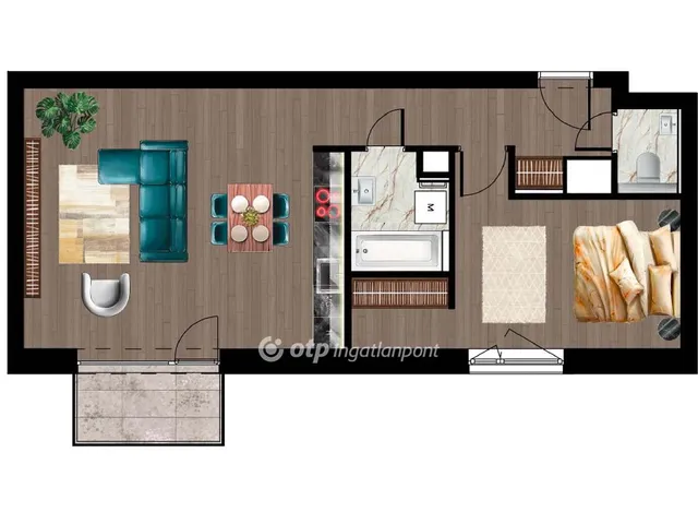 Eladó lakás Dunaföldvár 59 nm