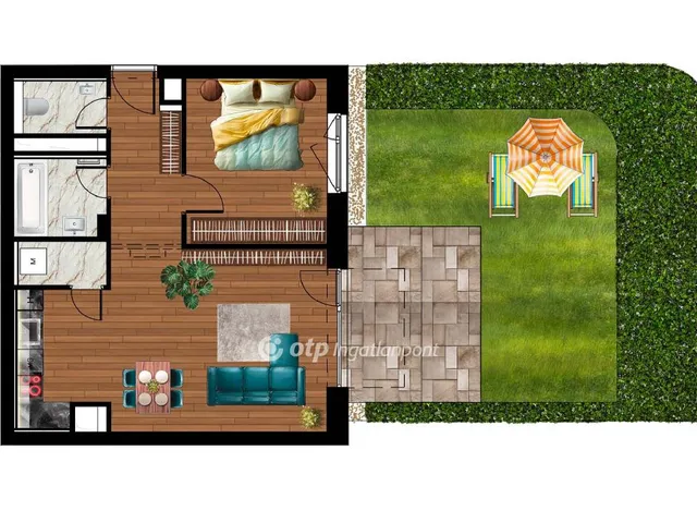 Eladó lakás Dunaföldvár 55 nm