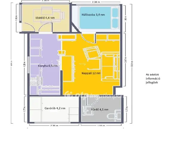 Eladó üdülő és hétvégi ház Gárdony 38 nm