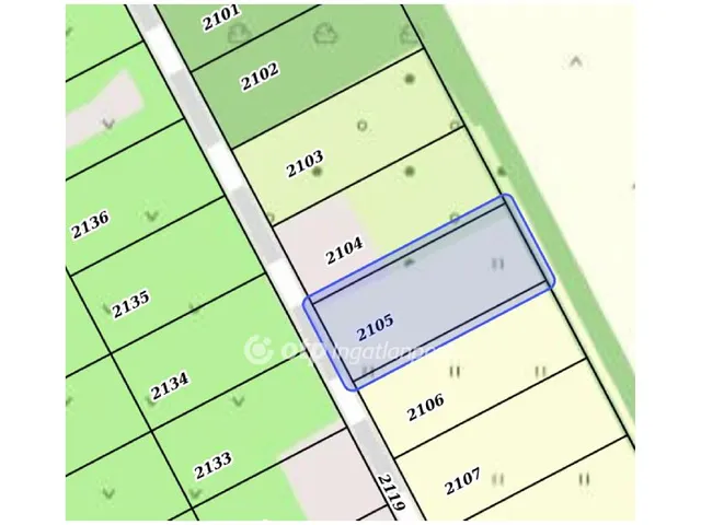 Eladó telek Szabadbattyán 1000 nm