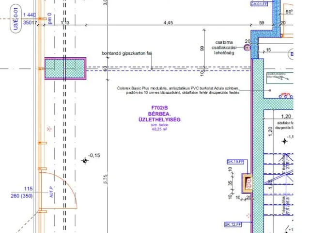 Kiadó kereskedelmi és ipari ingatlan Budapest XIII. kerület 48 nm