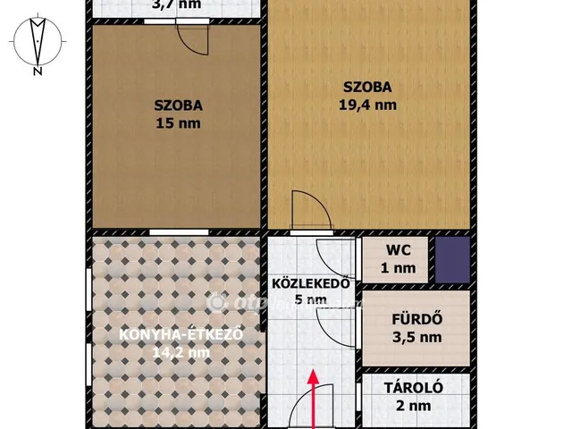 Eladó lakás Budapest IX. kerület, József Attila lakótelep 62 nm