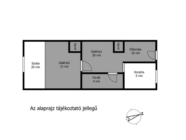Eladó lakás Budapest VIII. kerület, Palotanegyed 45 nm