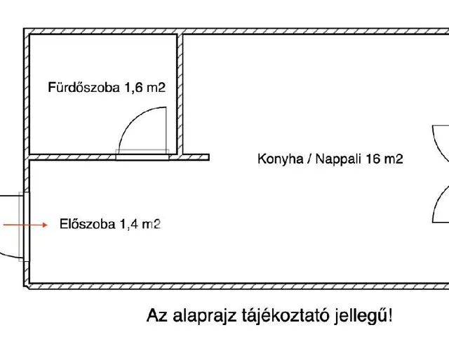 Eladó lakás Budapest XIII. kerület, Újlipótváros 19 nm