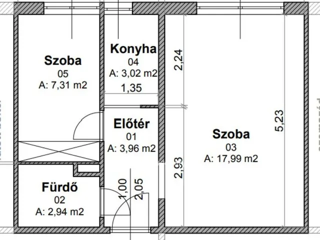 Eladó lakás Budapest XV. kerület 35 nm