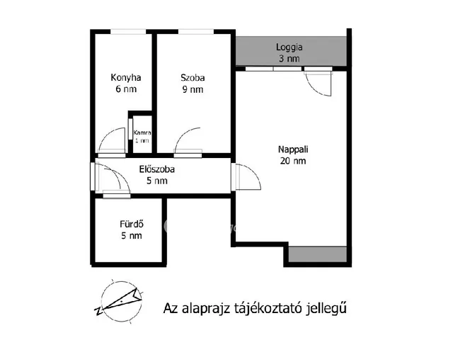 Eladó lakás Budapest XIII. kerület 47 nm