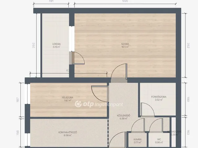 Eladó lakás Budapest XXI. kerület 47 nm