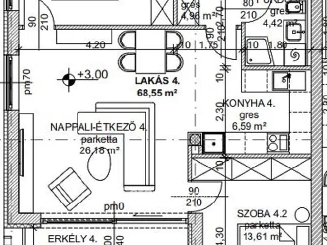 Eladó lakás Budapest III. kerület 71 nm