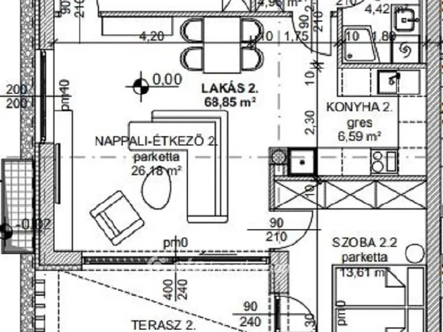 Eladó lakás Budapest III. kerület 78 nm